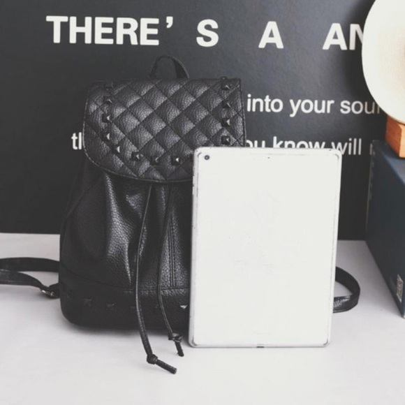 πHPπ π DUBLIN Studded Vegan Leather Backpack - Picture 4 of 8